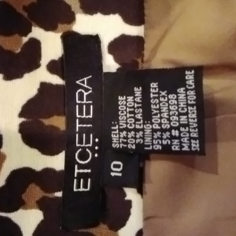 Etcetera Leopard Print Blazer - image 7